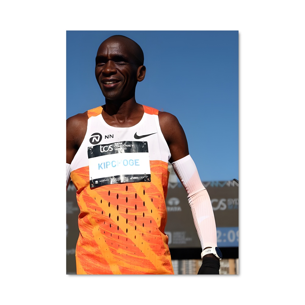 Poster Le Marathonien – affiche Athlétisme
